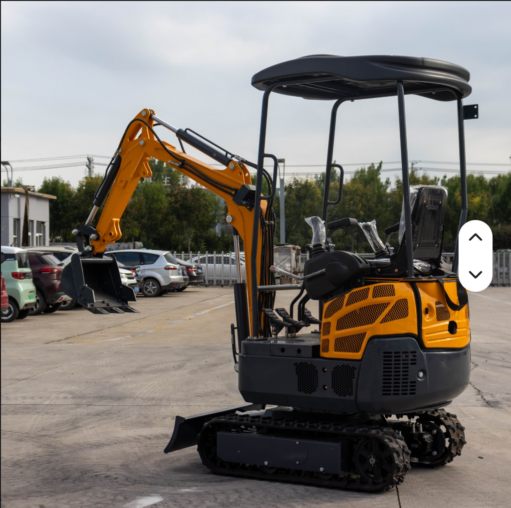 Miniexcavadora HT15 PRO de 1500 kg con Motor de Alta Potencia de Excavación
