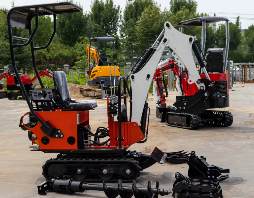 Pequeño Mini HT08 800kg 0.8ton Máquina Excavadora hidráulica Precio de excavadora de orugas retro económico